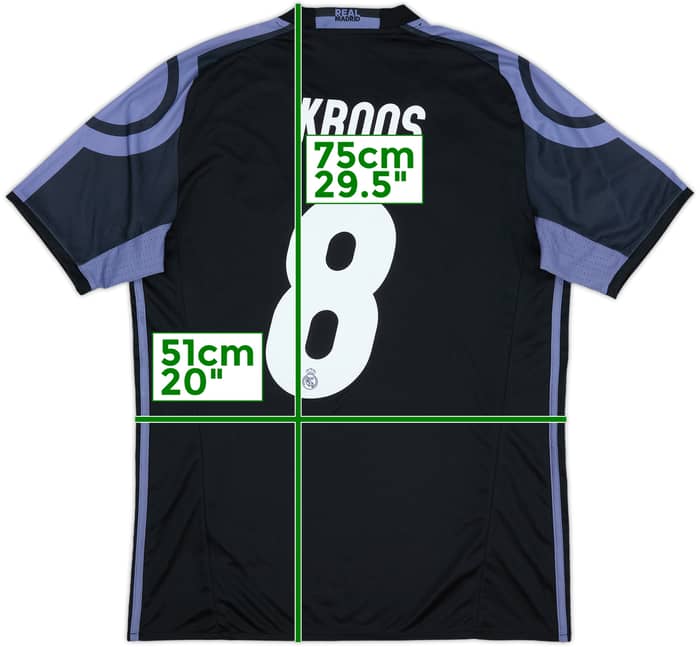 2016-17 Real Madrid Third Shirt Kroos #8 (M)