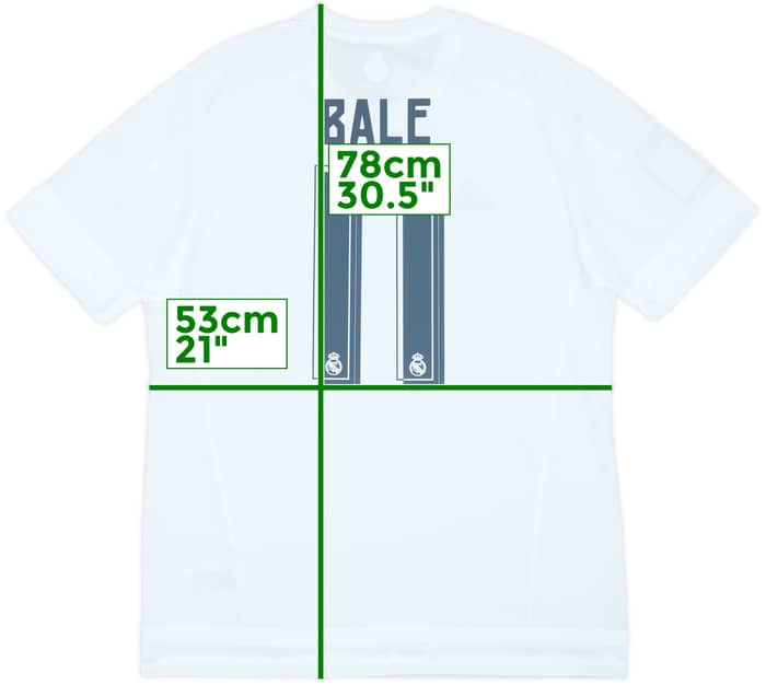 2015-16 Real Madrid Home Shirt Bale #11 (L)
