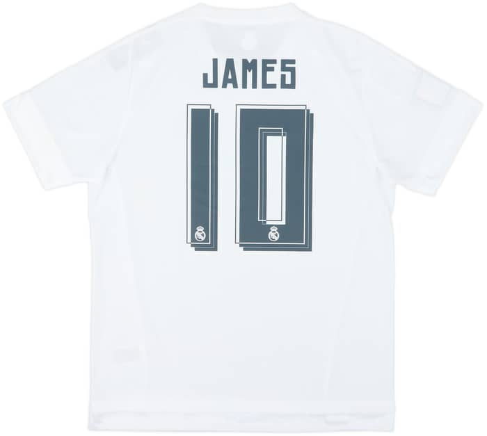 2015-16 Real Madrid Home Shirt James #10 (L)