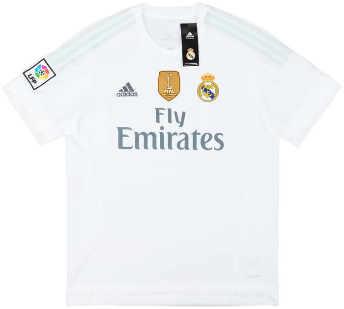 2015-16 Real Madrid Home Shirt James #10 (L)