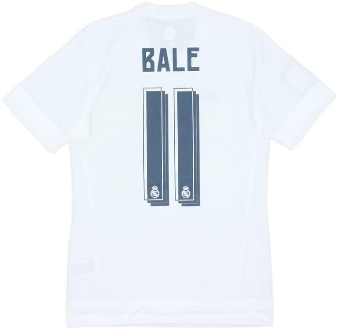 2015-16 Real Madrid Home Shirt Bale #11 (XS)