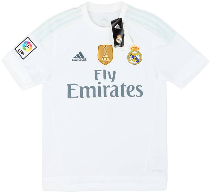 2015-16 Real Madrid Home Shirt Sergio Ramos #4 (XS)