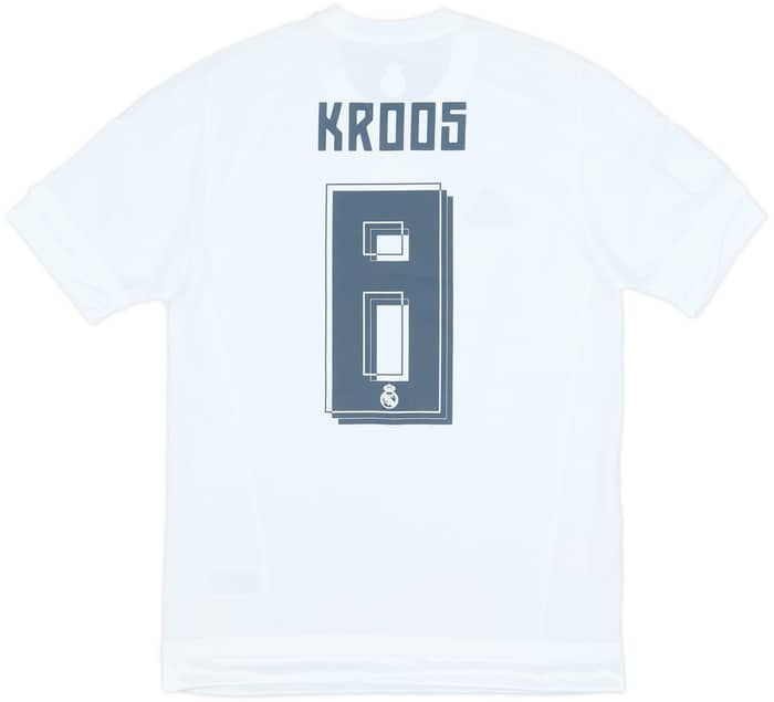 2015-16 Real Madrid Home Shirt Kroos #8 (M)