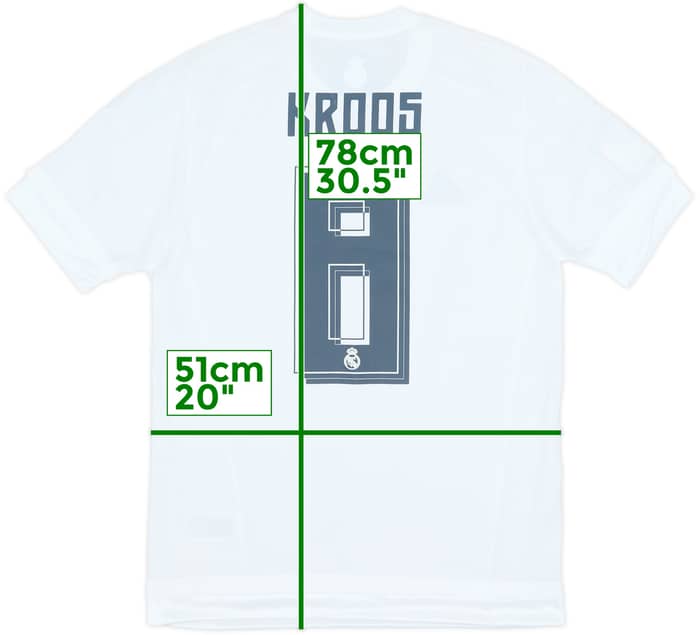 2015-16 Real Madrid Home Shirt Kroos #8 (M)