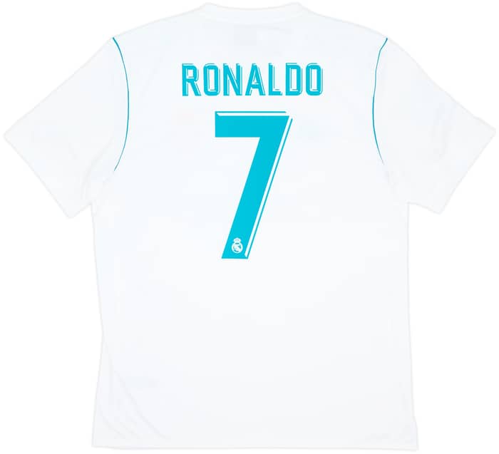 2017-18 Real Madrid Home Shirt Ronaldo #7 (L)