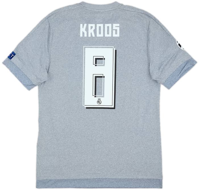 2015-16 Real Madrid Away Shirt Kroos #8 (L)