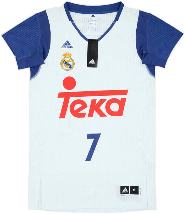 2016-17 Real Madrid Baloncesto Doncic #7 adidas Alternate Jersey (M)