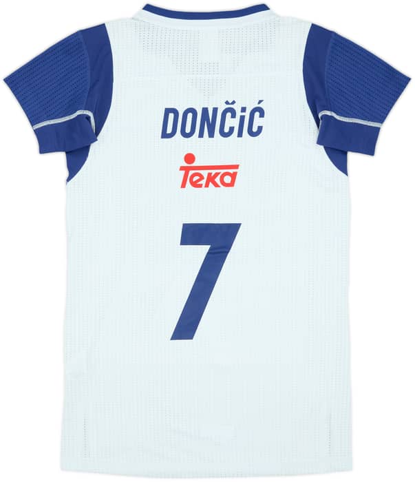 2016-17 Real Madrid Baloncesto Doncic #7 adidas Alternate Jersey (M)