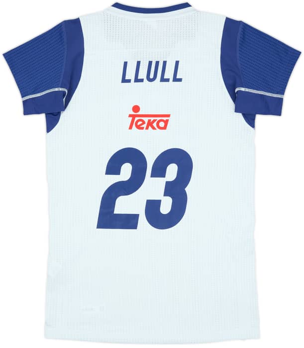 2016-17 Real Madrid Baloncesto Llull #23 adidas Alternate Jersey (L)