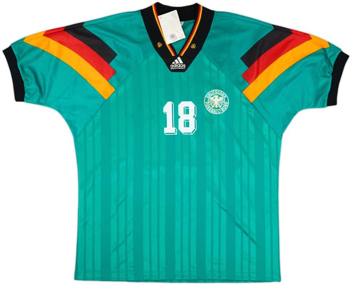 1992-94 Germany Away Shirt Klinsmann #18 (XXL)