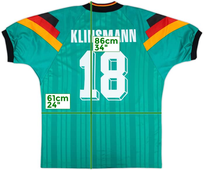 1992-94 Germany Away Shirt Klinsmann #18 (XXL)