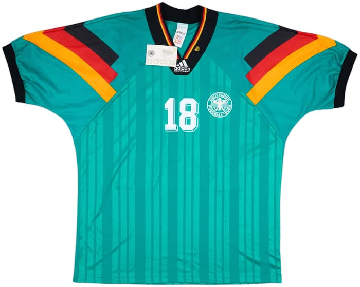 1992-94 Germany Away Shirt Klinsmann #18 (XXL)