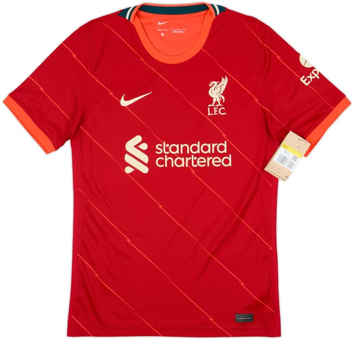 2021-22 Liverpool Home Shirt Virgil #4 (S)