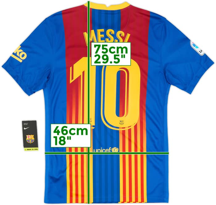 2020-21 Barcelona Special Edition 'El Clasico' Fourth Shirt Messi #10 (S)