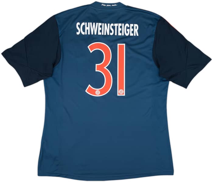 2013-14 Bayern Munich Third Shirt Schweinsteiger #31 - 7/10 - (L)
