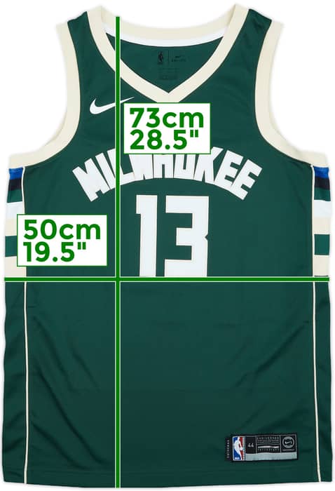 2017-19 Milwaukee Bucks Brogdon #13 Nike Swingman Away Jersey - 9/10 - (M)