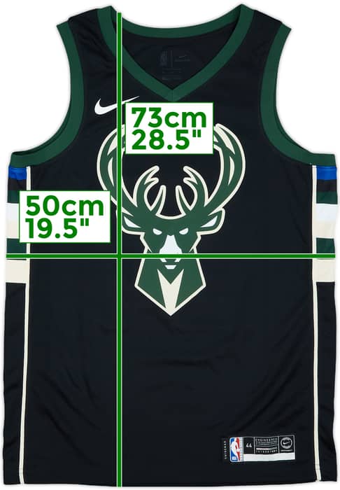 2017-19 Milwaukee Bucks Antetokounmpo #34 Nike Swingman Alternate Jersey - 7/10 - (M)