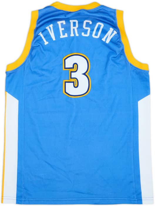 2006-08 Denver Nuggets Iverson #3 Champion Away Jersey - 9/10 - (M)