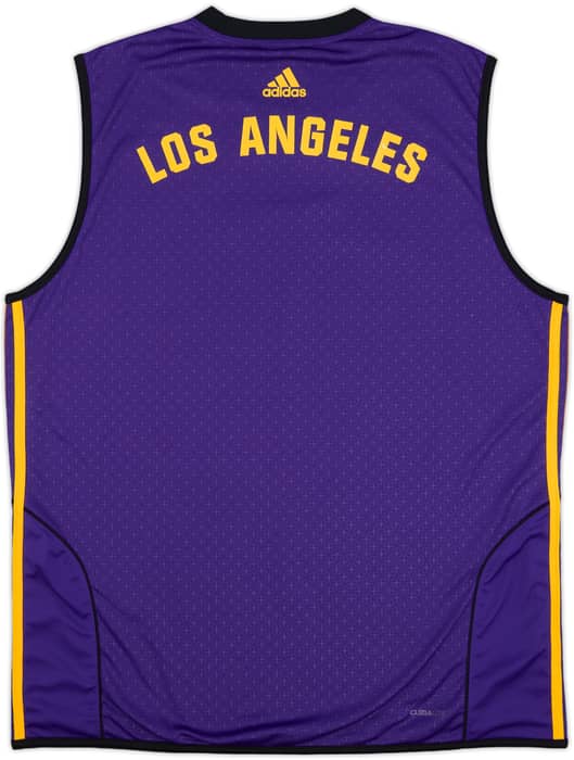 2009-10 LA Lakers adidas Reversible Training Jersey - 7/10 - (L)