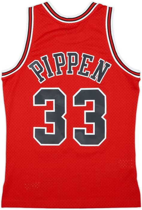1997-98 Chicago Bulls Pippen #33 Mitchell & Ness Swingman Away Jersey - 9/10 - (S)