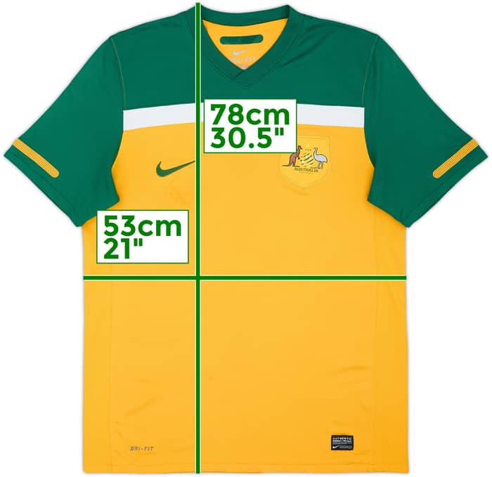 2010-11 Australia Home Shirt - 6/10 - (M)