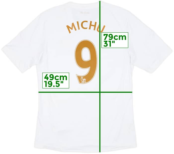 2012-13 Swansea City Centenary Home Shirt Michu #9 - 5/10 - (L)