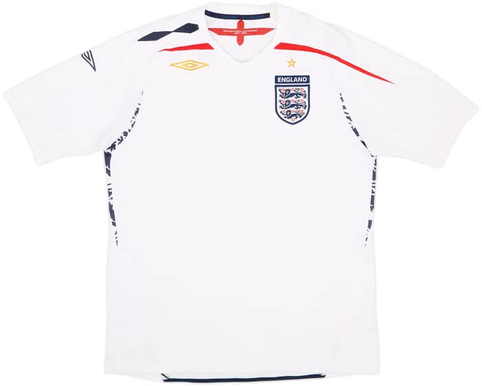 2007-09 Inglaterra Camiseta Local - 4/10 - (L)