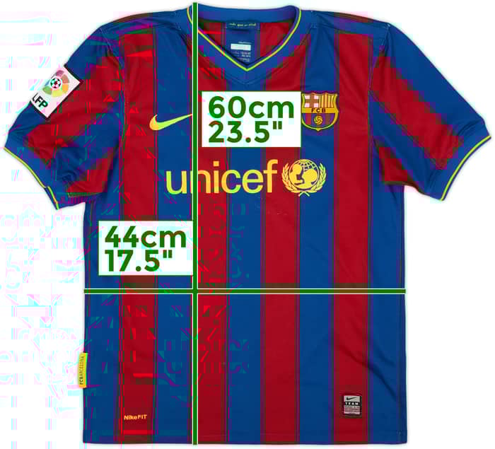 2009-10 Barcelona Home Shirt - 7/10 - (L.Boys)