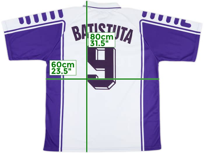 1999-00 Fiorentina Away Shirt Batistuta #9 (XL)