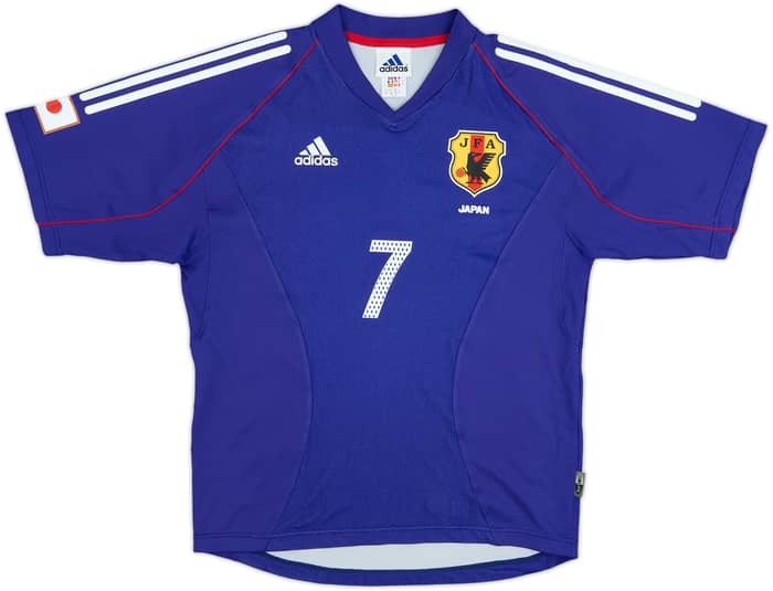 2002-04 Japan Home Shirt Nakata #7 - 8/10 - (M)