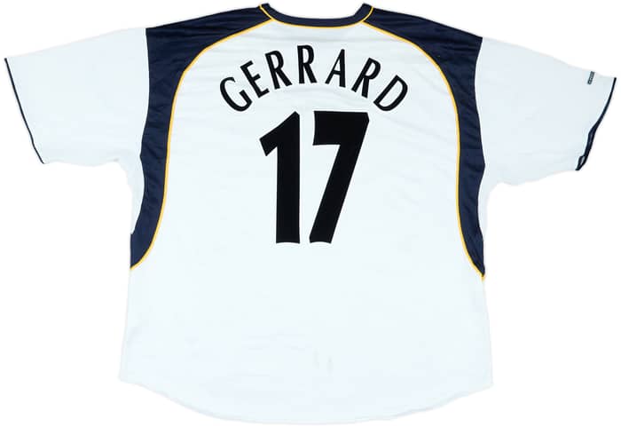 2001-03 Liverpool Away Shirt Gerrard #17 - 8/10 - (XXL)