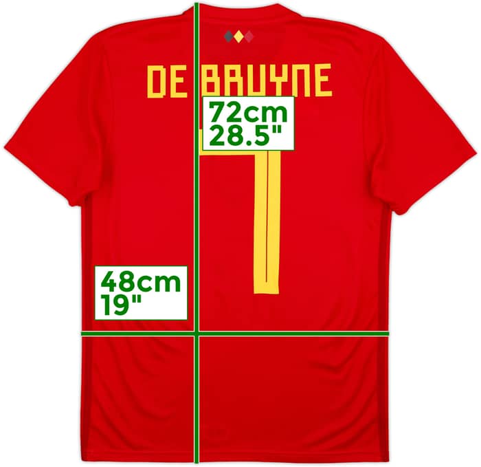 2018-19 Belgium Home Shirt De Bruyne #7 (S)