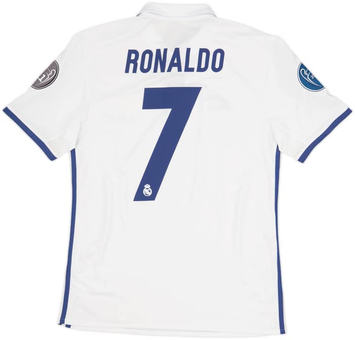 2016-17 Real Madrid Home Shirt Ronaldo #7 - 8/10 - (S)