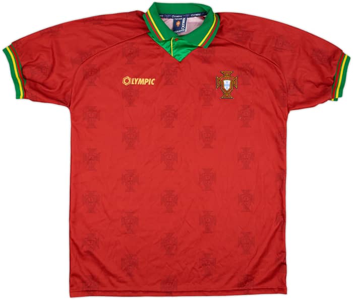 1995-96 Portugal Match Issue Home Shirt #13