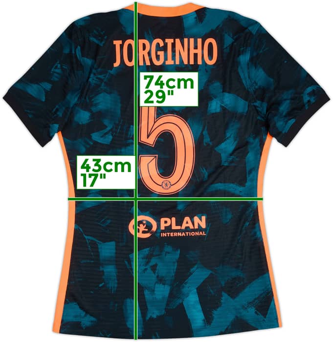 2021-22 Chelsea Player Issue Third Shirt Jorginho #5 - 9/10 - (M)