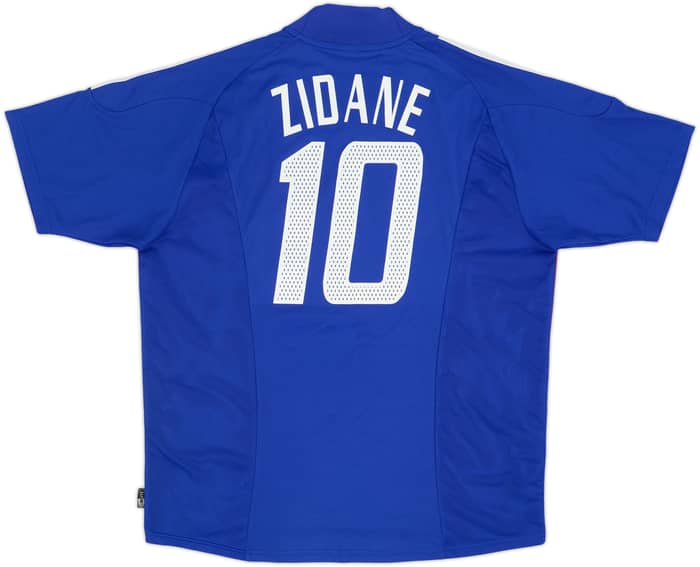 2002-04 France Home Shirt Zidane #10 - 8/10 - (L)