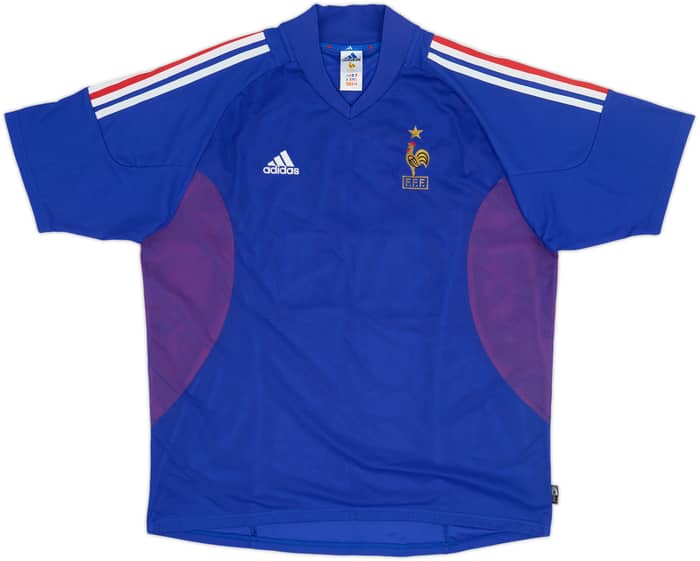 2002-04 France Home Shirt Zidane #10 - 8/10 - (L)
