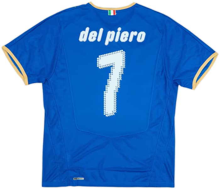 2007-08 Italy Home Shirt Del Piero #7 (L)