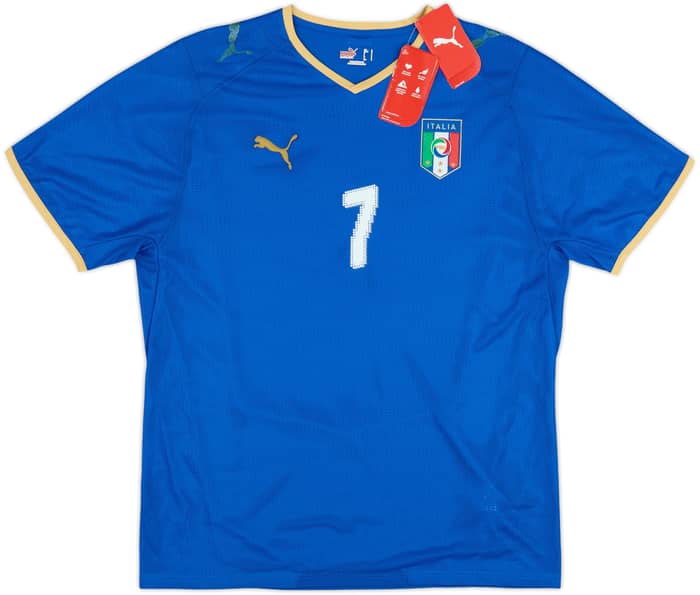 2007-08 Italy Home Shirt Del Piero #7 (L)