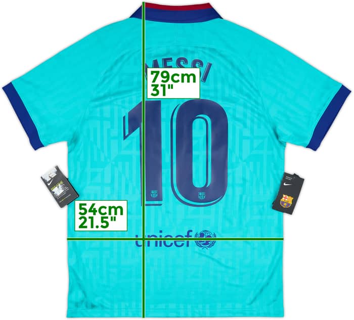 2019-20 Barcelona Third Shirt Messi #10 (L)