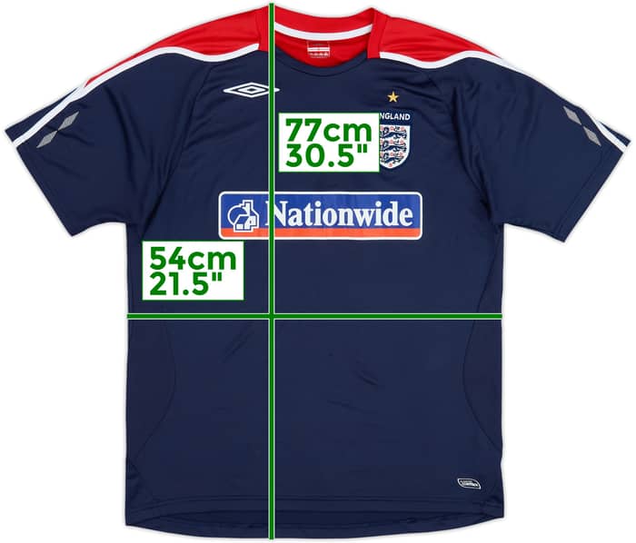 2005-06 England Umbro Training Shirt - 9/10 - (L)