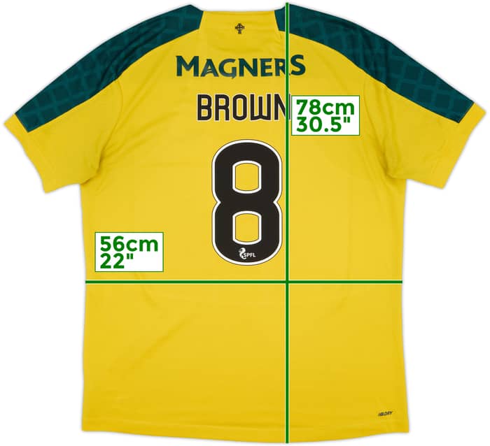 2019-20 Celtic Away Shirt Brown #8 - 5/10 - (XL)