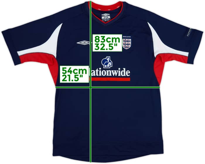 2002-04 England Umbro Training Shirt - 7/10 - (XL)