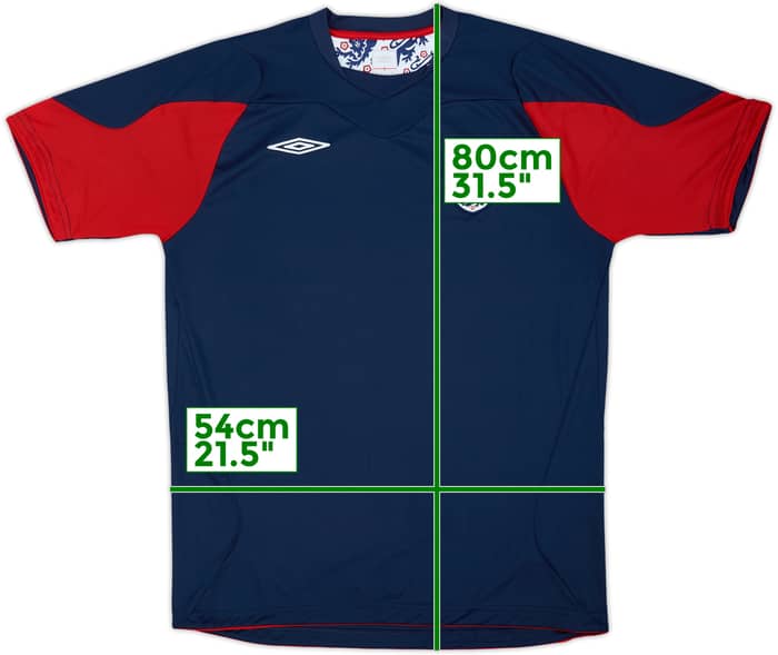2005-07 England Umbro Training Shirt - 9/10 - (L)