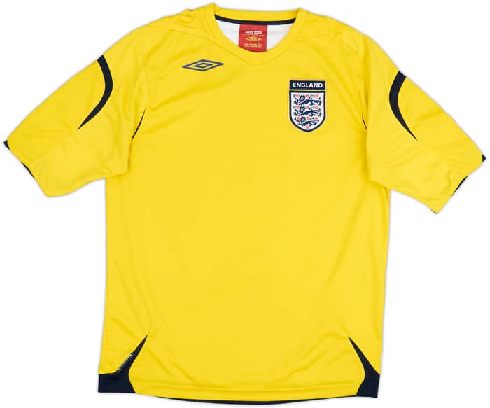 2006-08 England GK Shirt - 5/10 - (L)