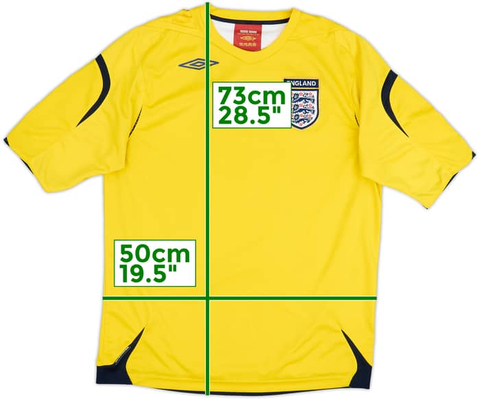 2006-08 England GK Shirt - 5/10 - (L)