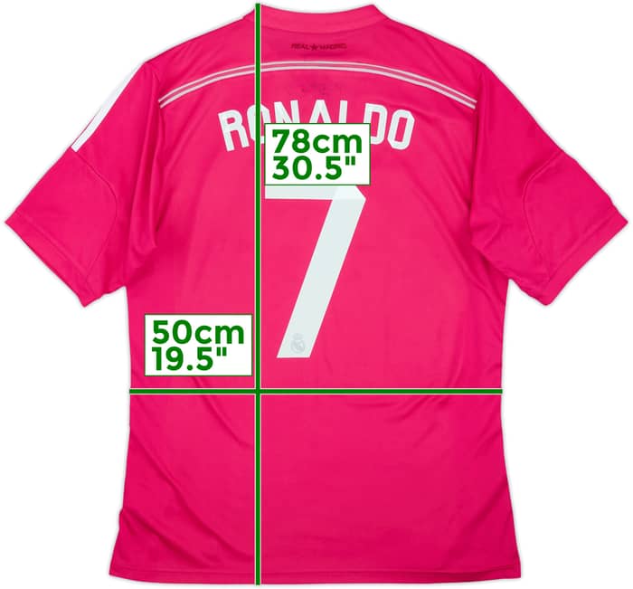 2014-15 Real Madrid Away Shirt Ronaldo #7 - 8/10 - (L)