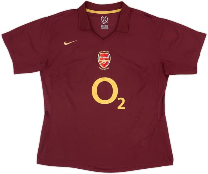 2005-06 Arsenal Home Shirt Henry #14 - 8/10 - (Women's XL)