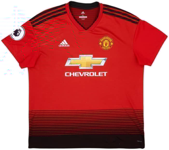 2018-19 Manchester United Home Shirt Pogba #6 - 7/10 - (XL)