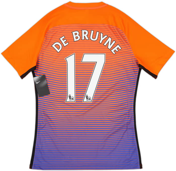 2016-17 Manchester City Player Issue Third Shirt De Bruyne #17 (L)